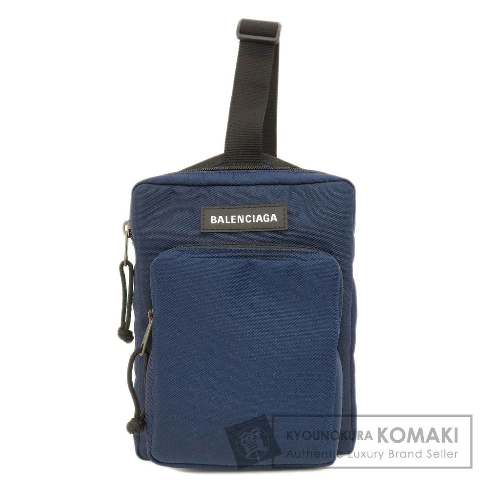 Balenciaga Body Belt Bum Crossbody Bum Bag Canvas Black
